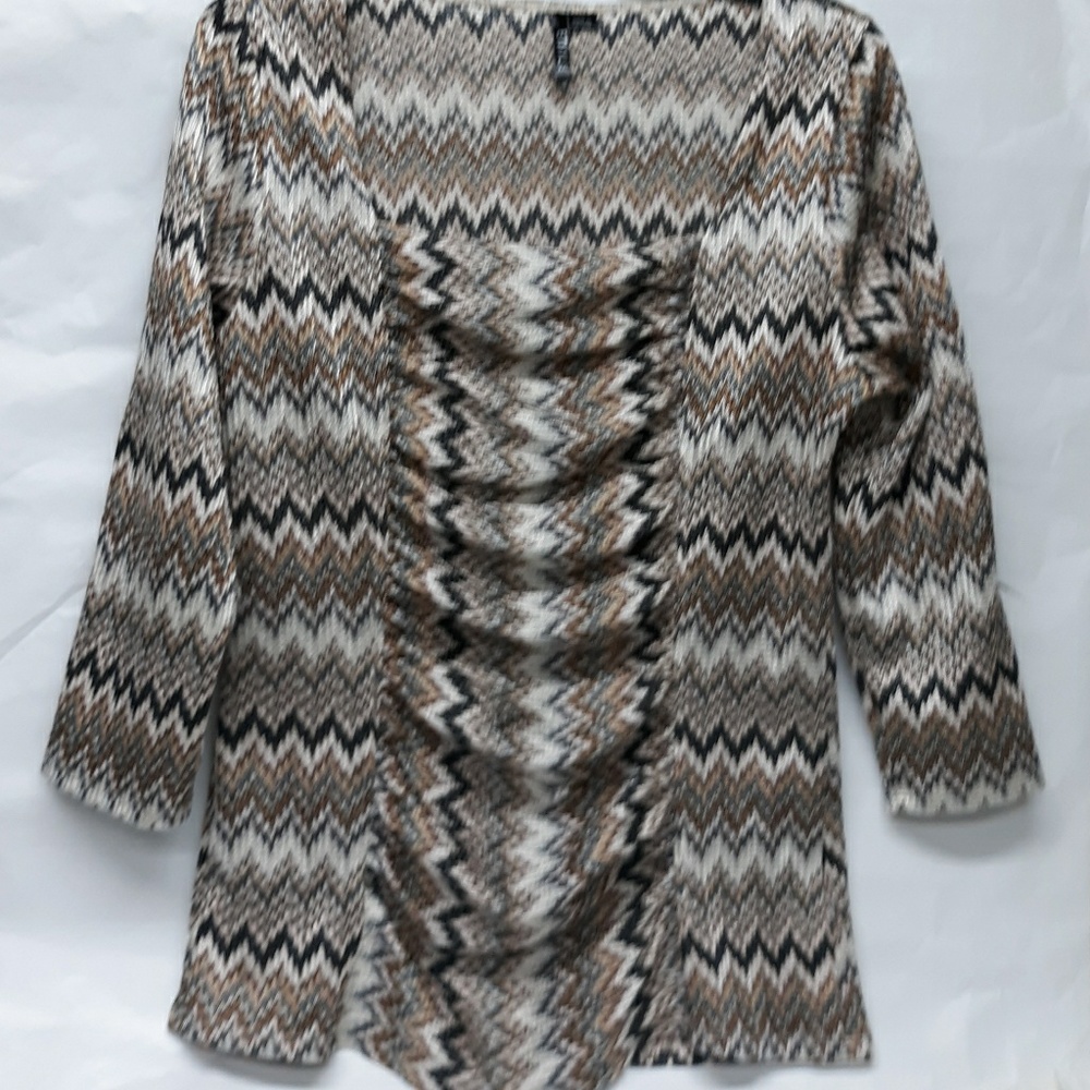 Ethyl Women's Top  in Brown Tones Sz. XXL